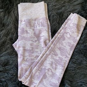 Purple camo seamless Gymshark